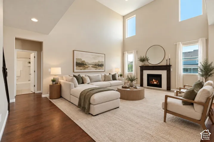 Virtually Staged Living Room