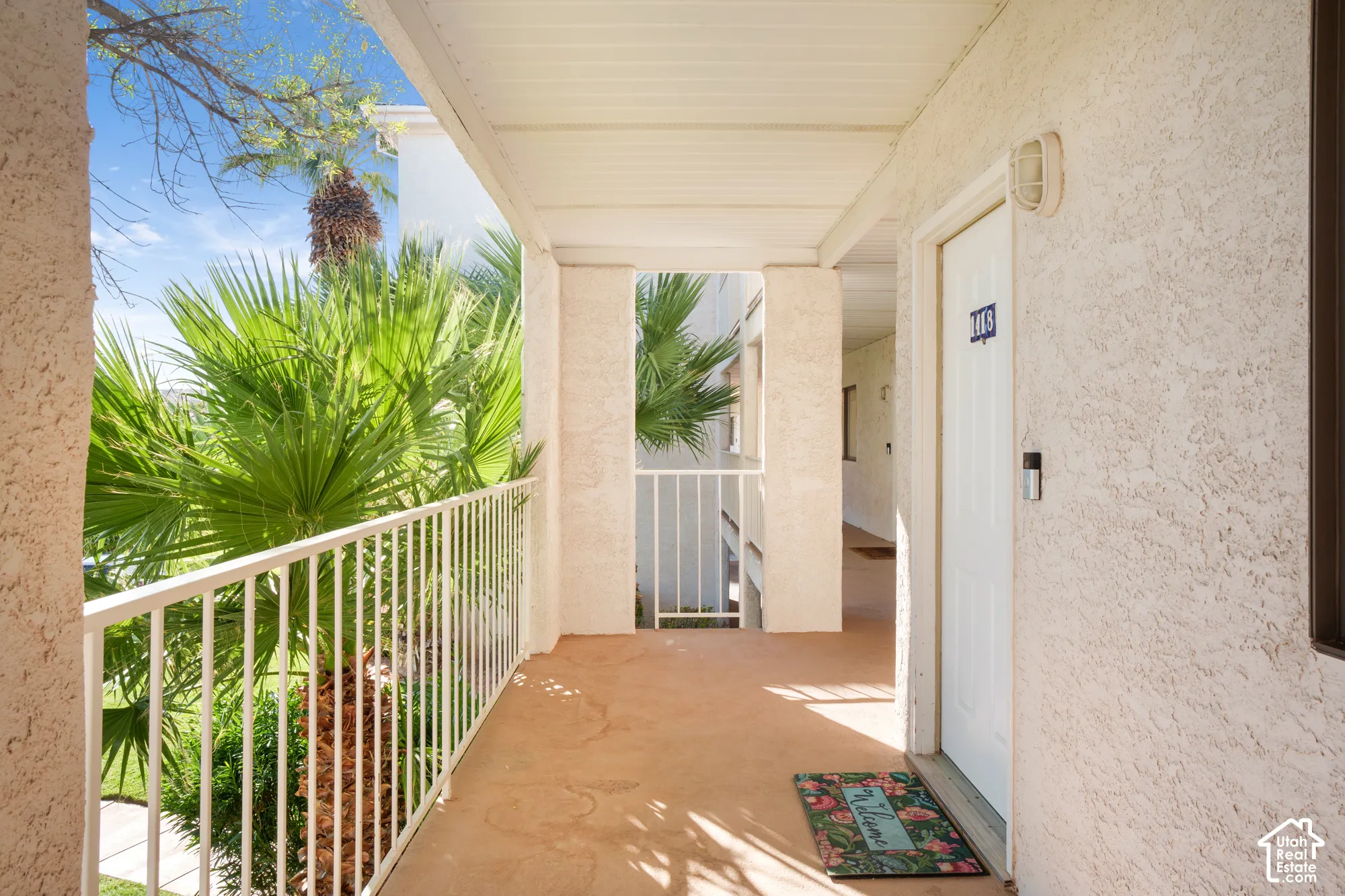 Covered outdoor walkway