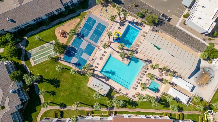 Drone shot of main Amenities