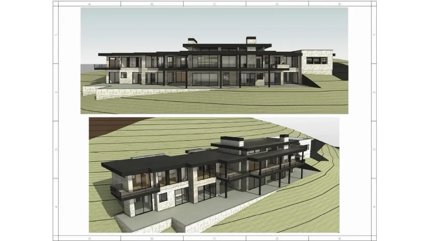 Architectural Rendering. Visualizing the property from two distinct exterior perspectives