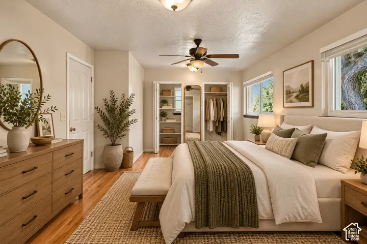 Main Bedroom. Digital furniture and decor added for reference only. Nothing else changed.
