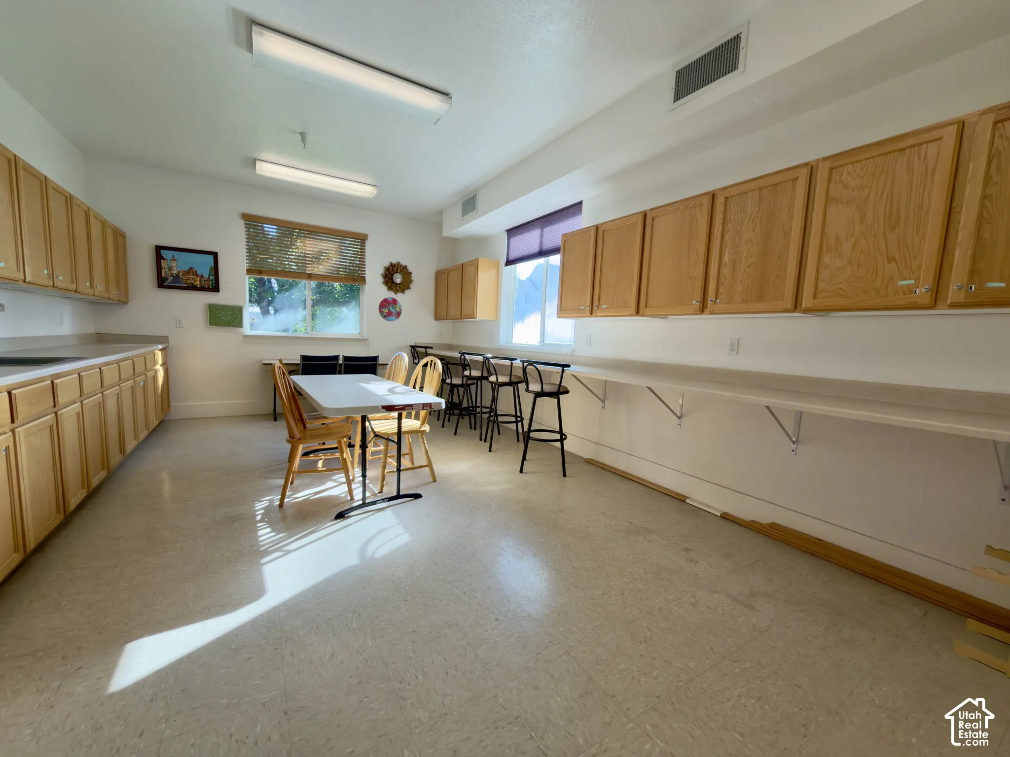 Craft room in the clubhouse