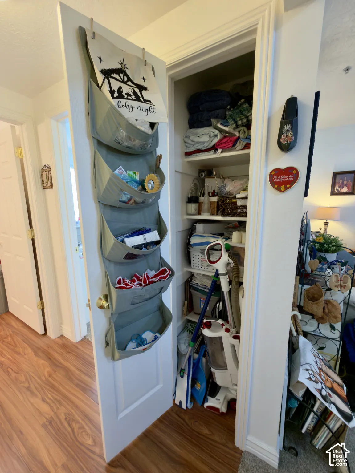 Linen closet for storage