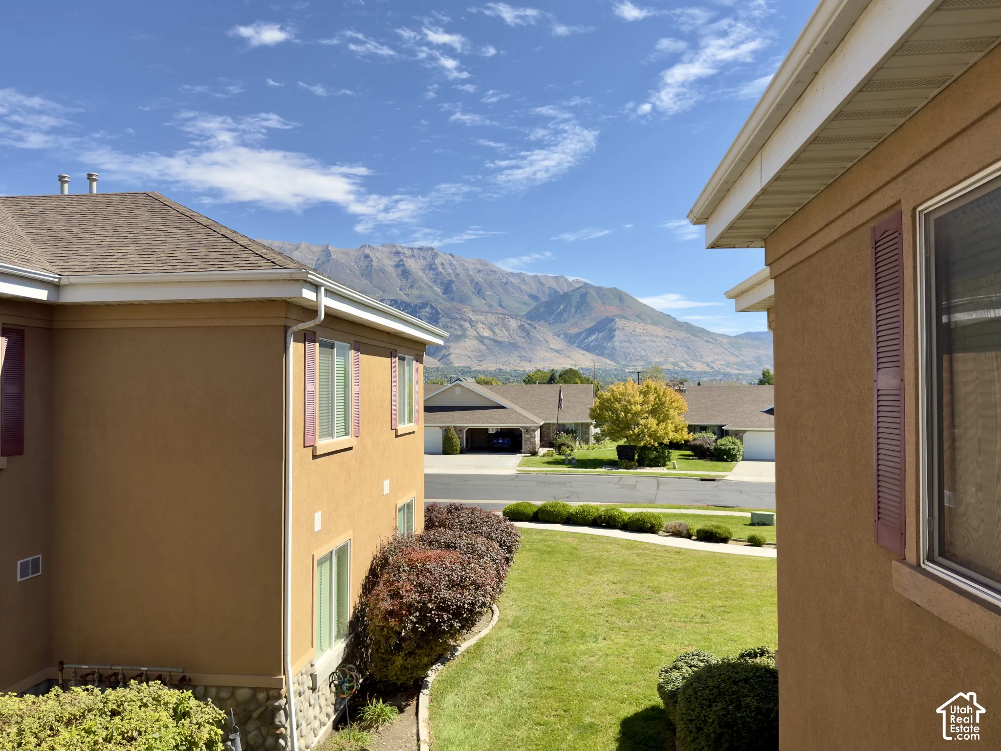Mountain views from the patio