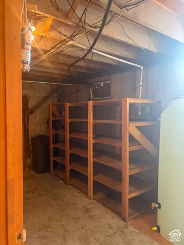 Basement storage