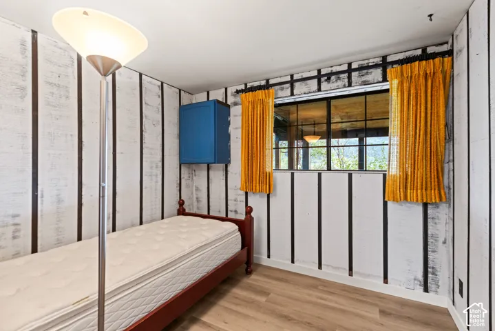 Light wood-finish flooring