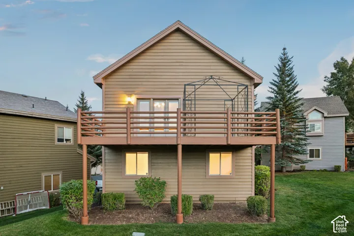 Exterior siding with a gabled roofline