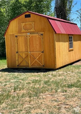 Shed included
