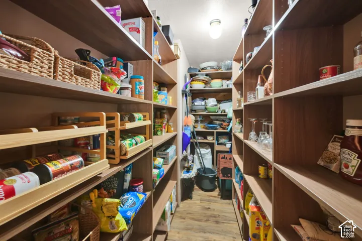 Custom pantry space, designed and installed within the last year.