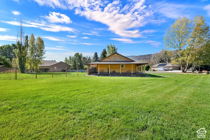 View of the home from the lot
