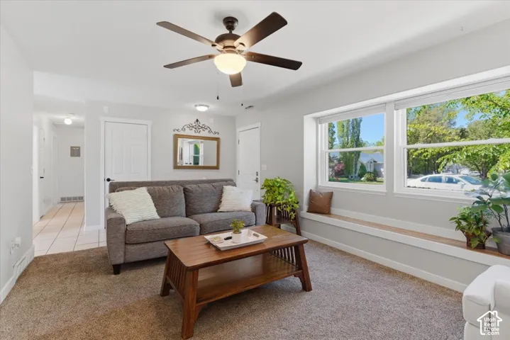 Recessed lighting and a ceiling fan with integrated light