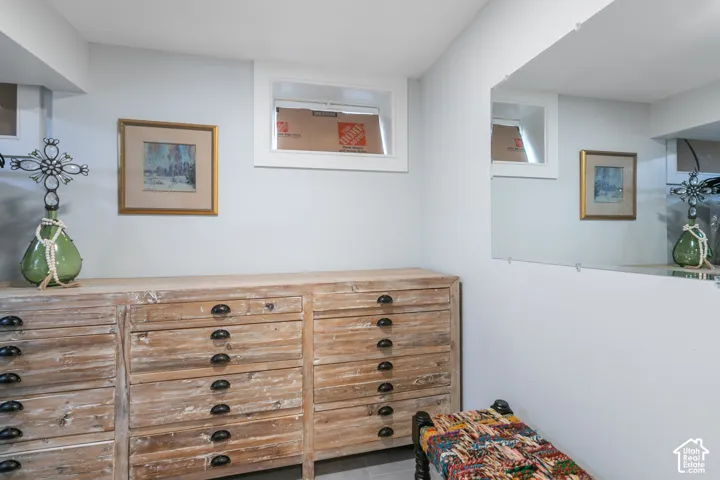 Built-in storage cabinetry with multiple drawers