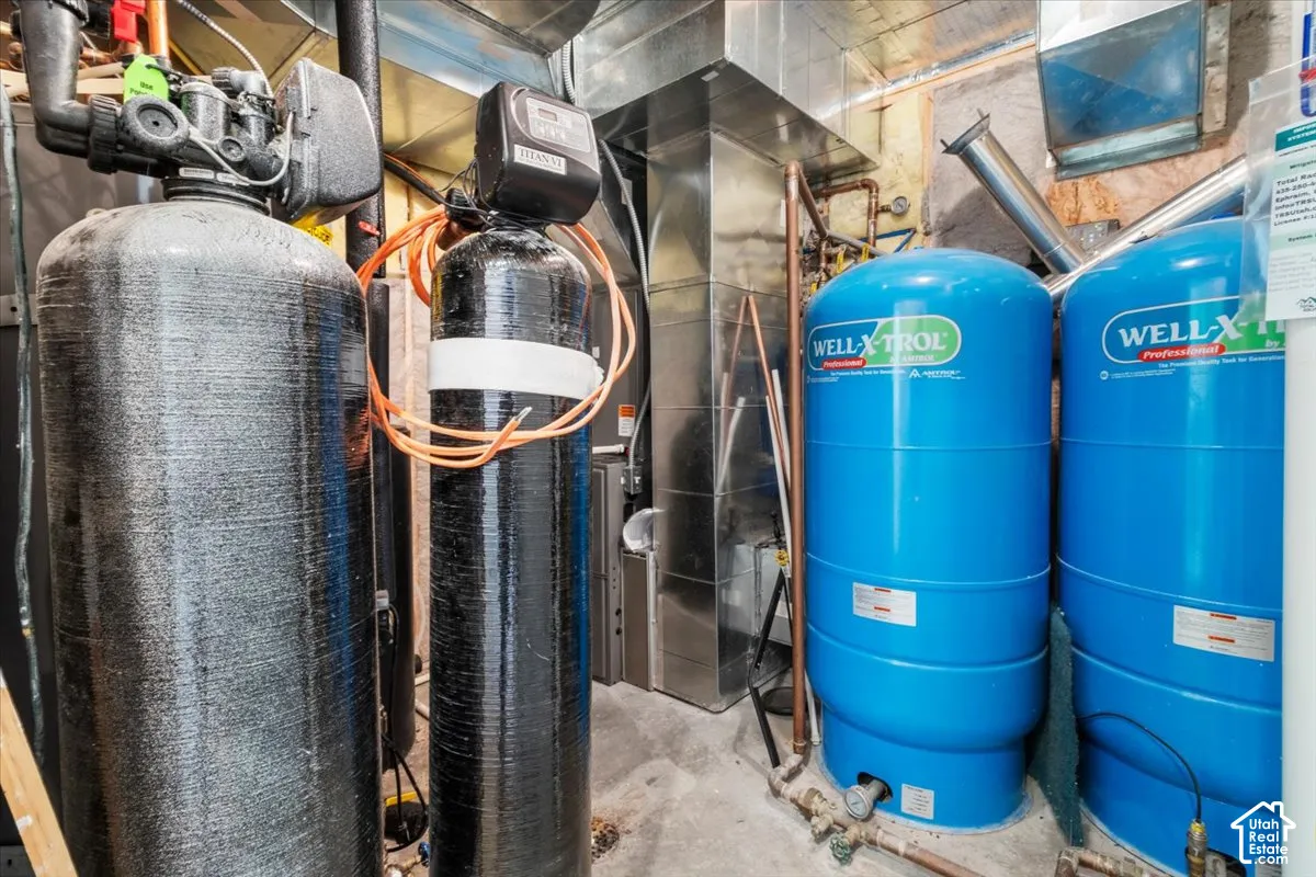 Water cleaning treatment and water storage tanks.