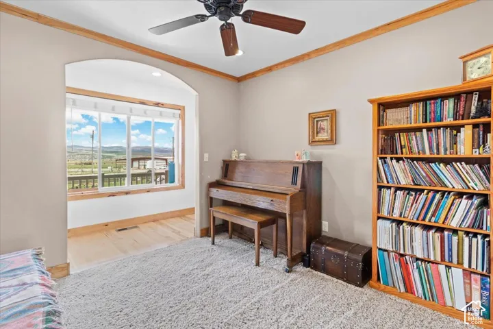 Piano room - could be your den or office area.