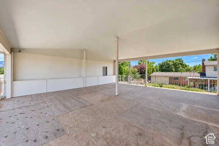 Expansive covered patio offering an open-air environment