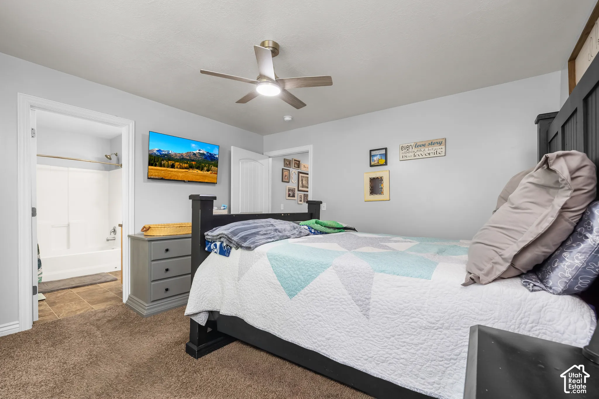 Recessed lighting and ceiling fan