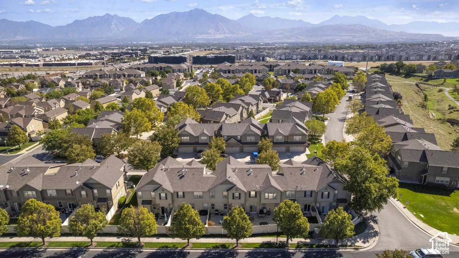 Residential community featuring multiple townhome-style properties