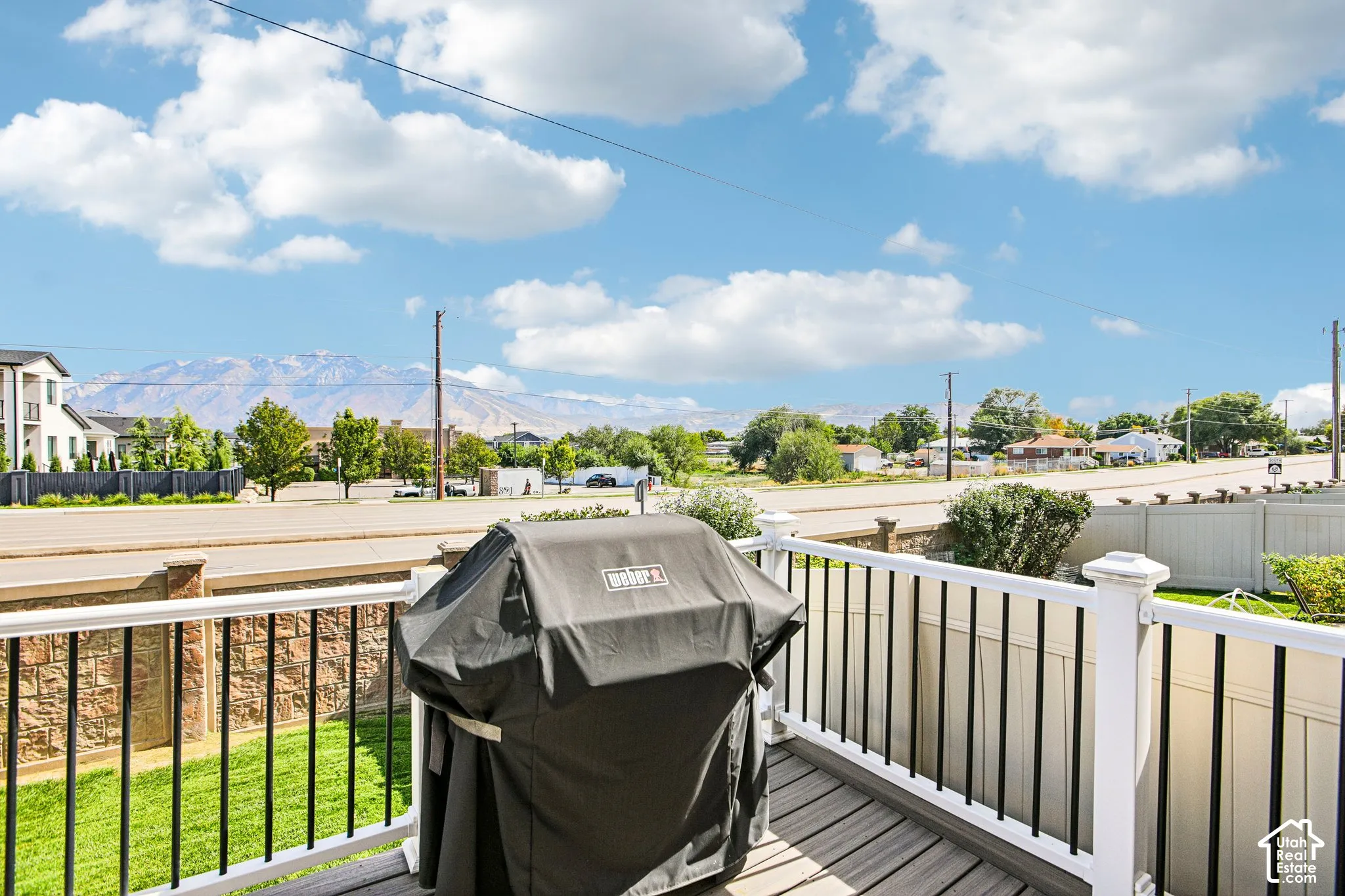 Back Deck with Mountain Views