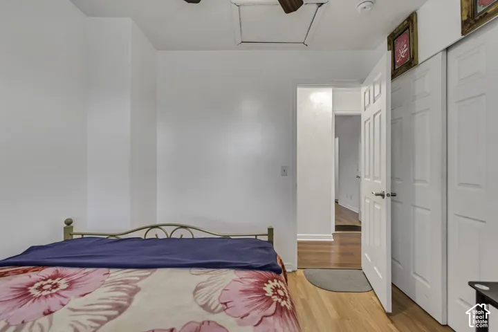 Wood-finish flooring throughout