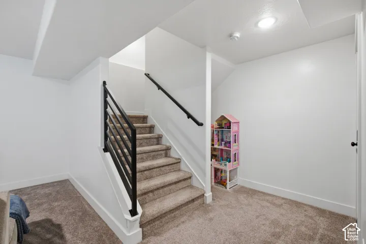 Stairs in basement