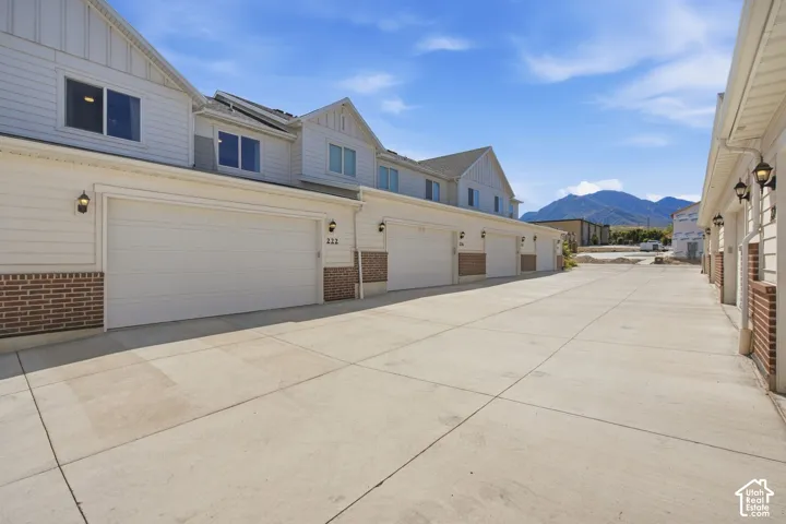 Garage driveway