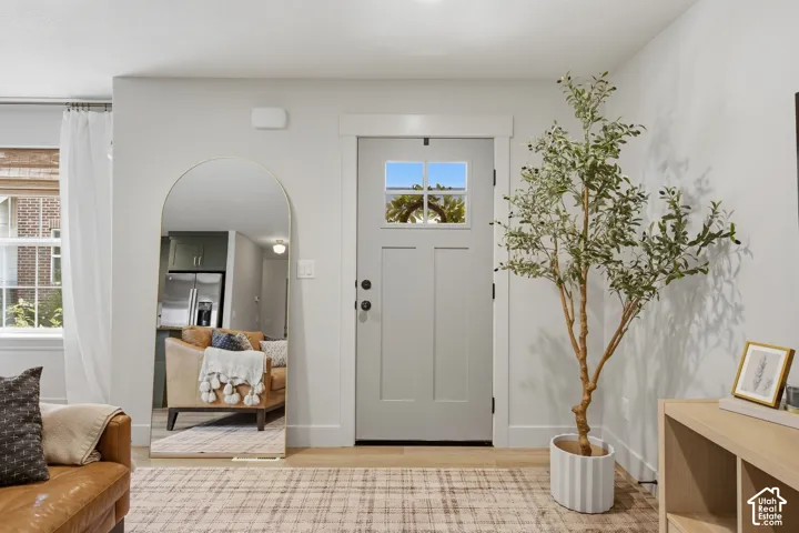 Front door.