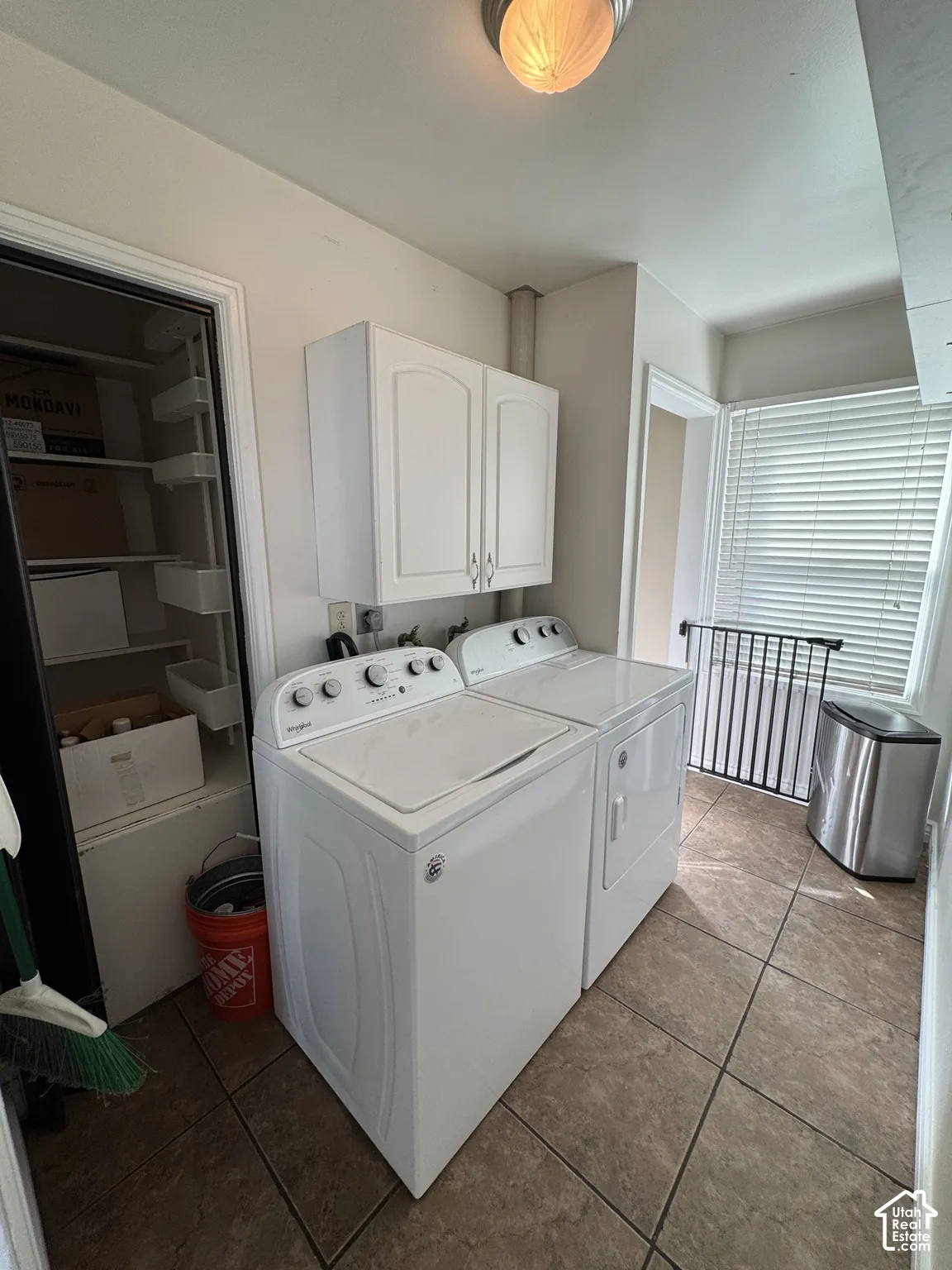 Main floor laundry room and pantry.