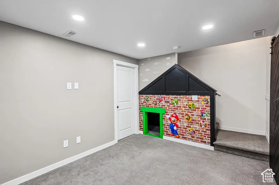 Family Room in basement