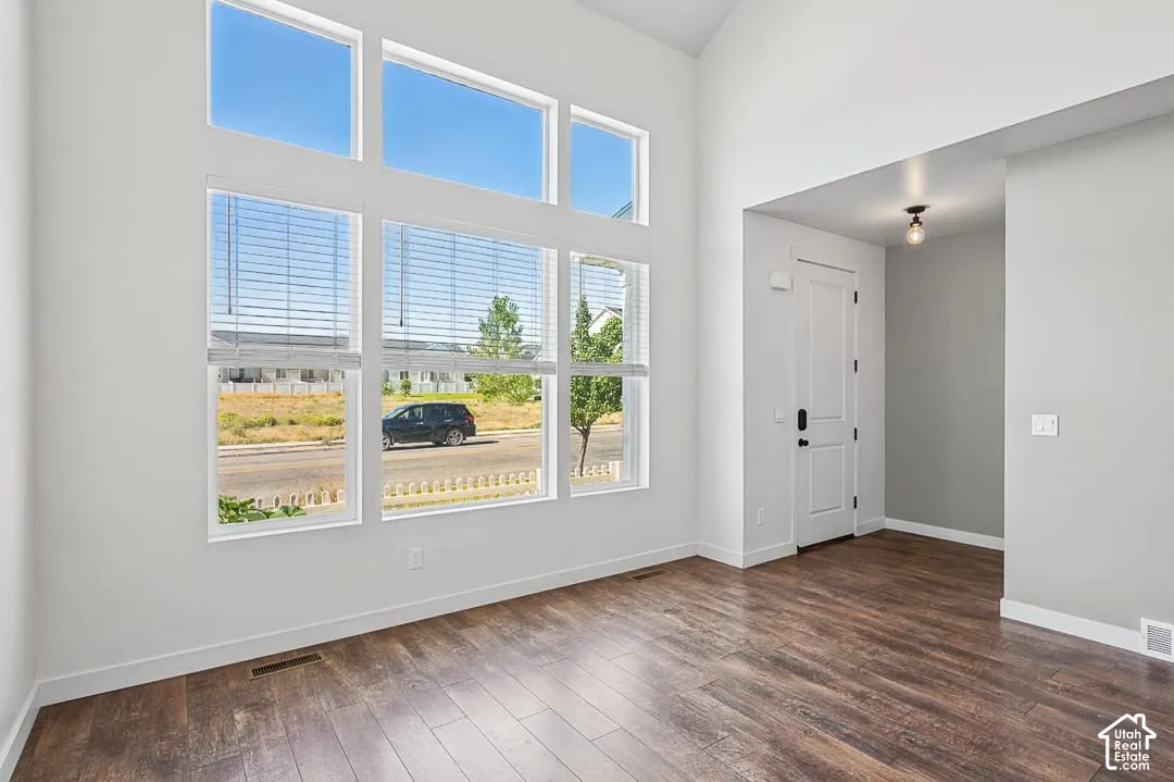 Entry with tall ceiliings