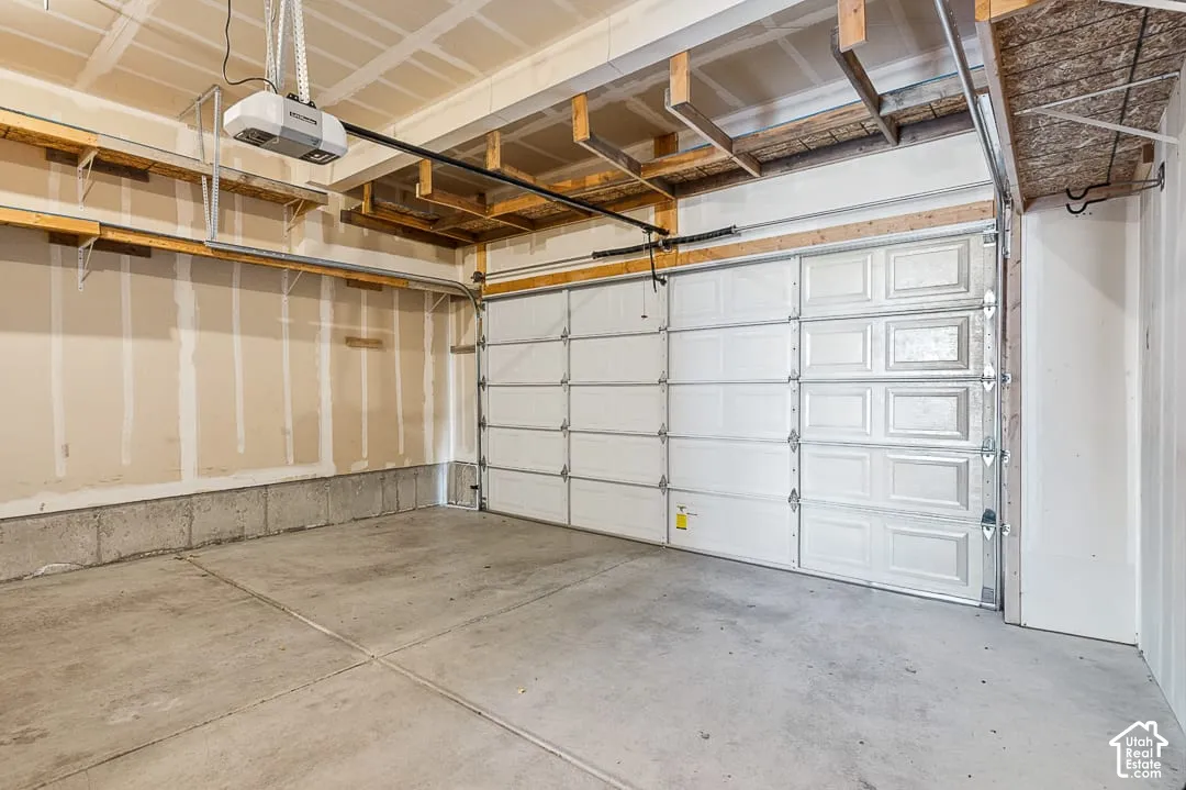 2-car garage wired for electric vehicle