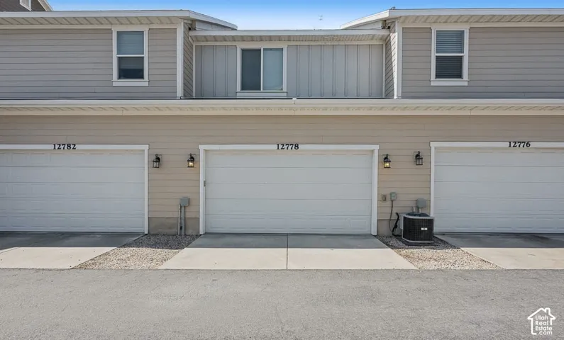 Attached 2-car garage