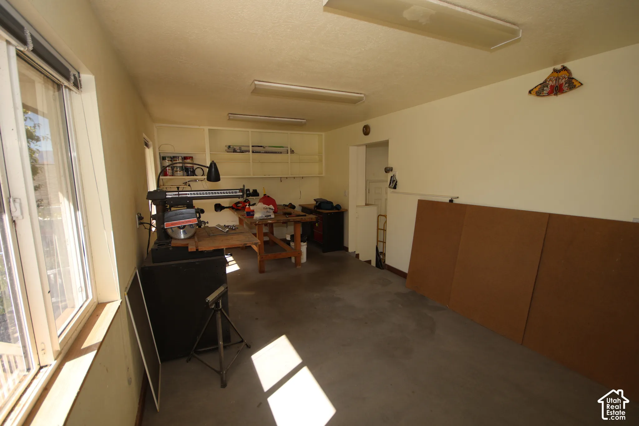 Shop located at Back of Garage