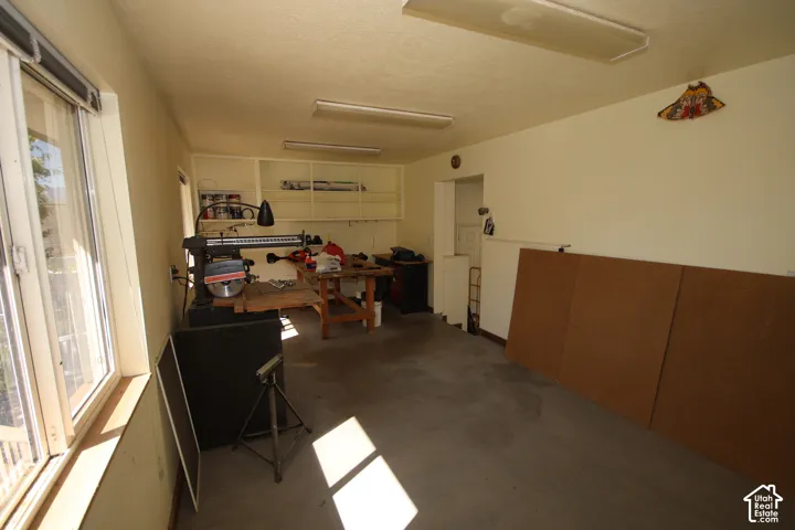 Shop located at Back of Garage