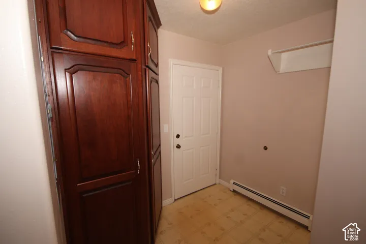 Mud room off of Laundry leading to Garage