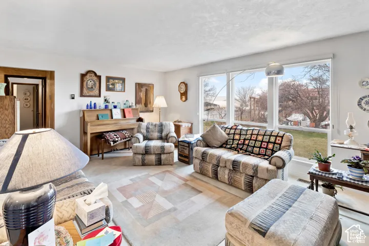 Expansive window offering abundant natural light
