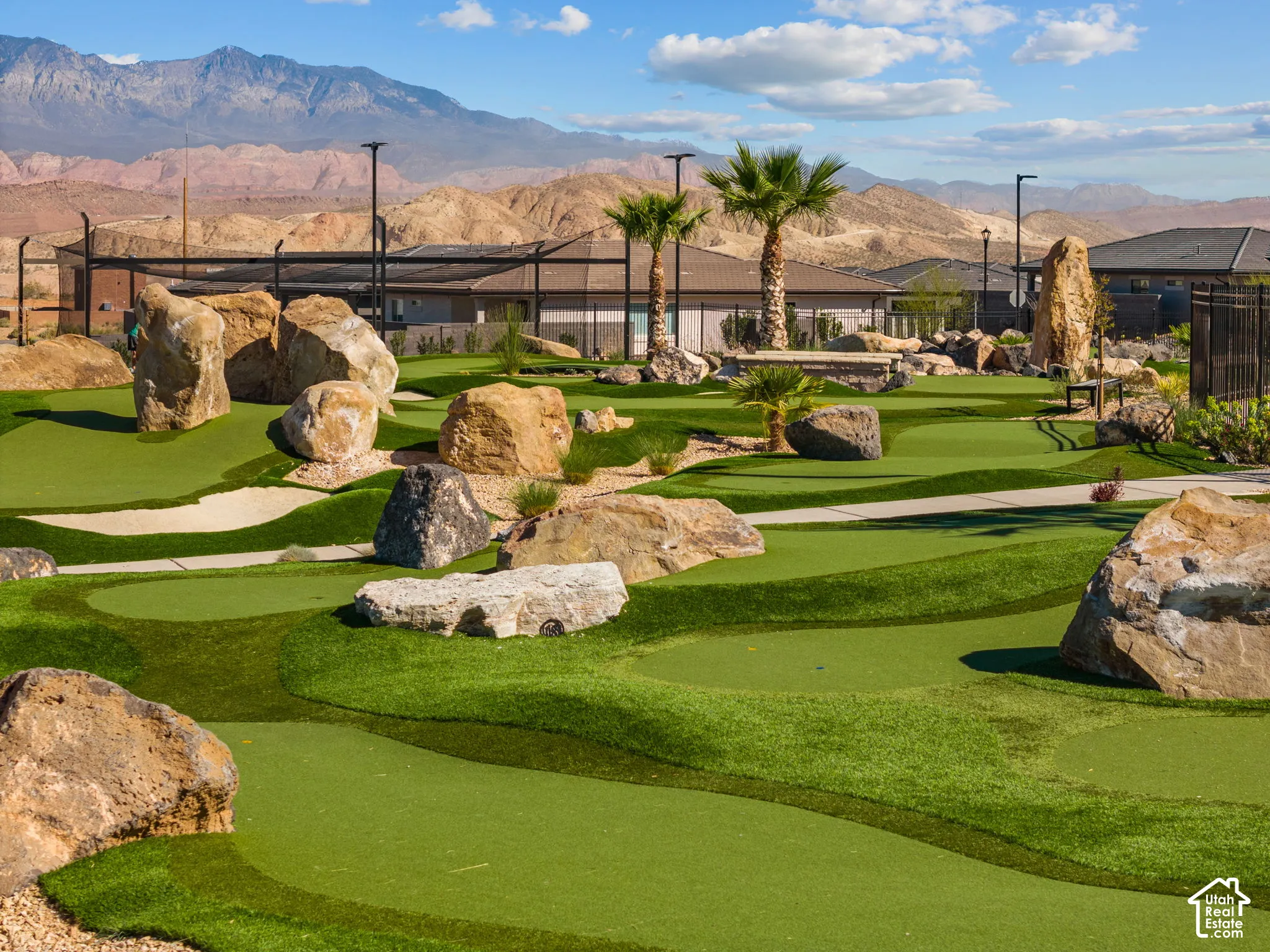 18 hole mini golf course.