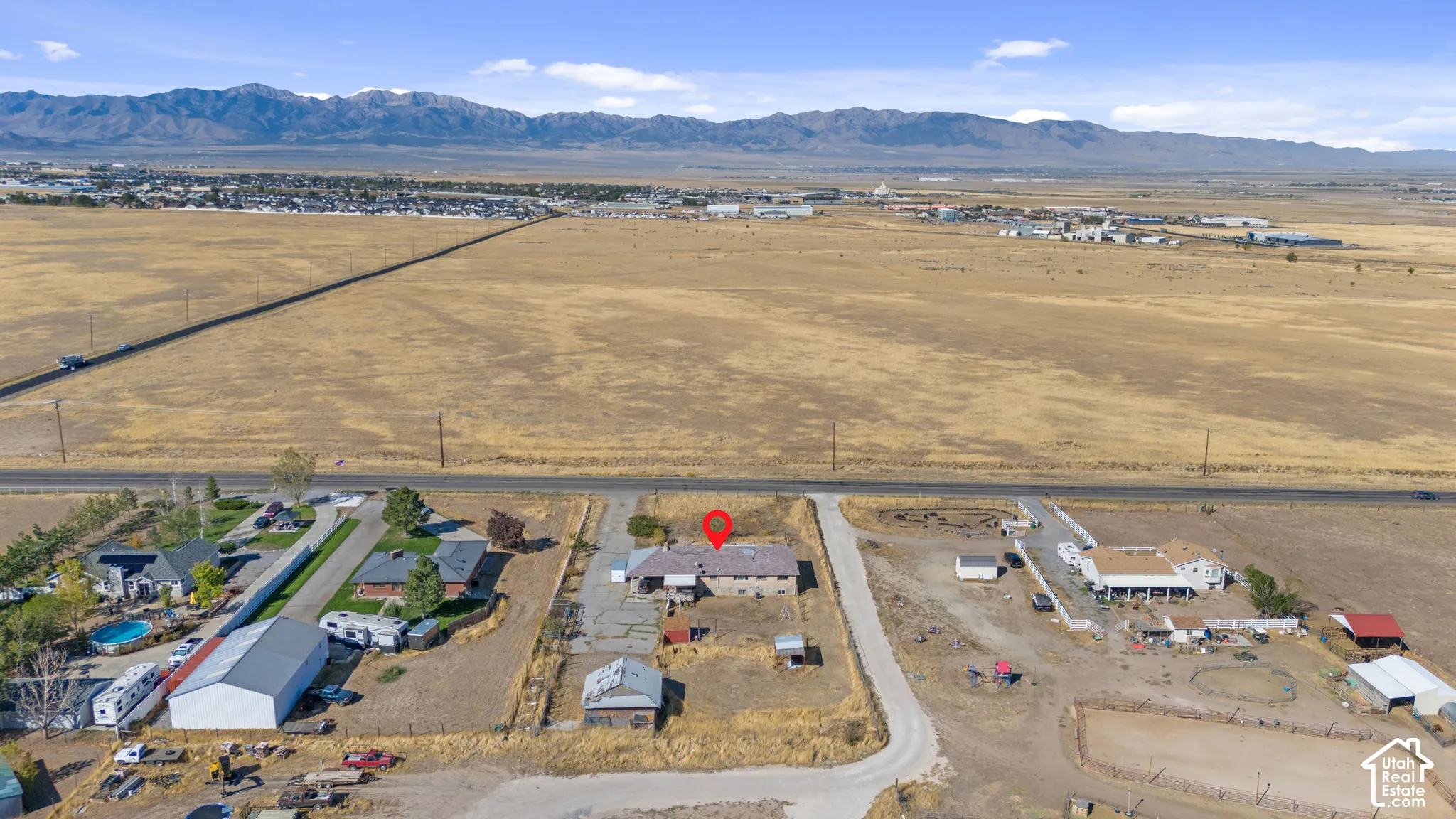 Looking West towards the Stansbury Mountains