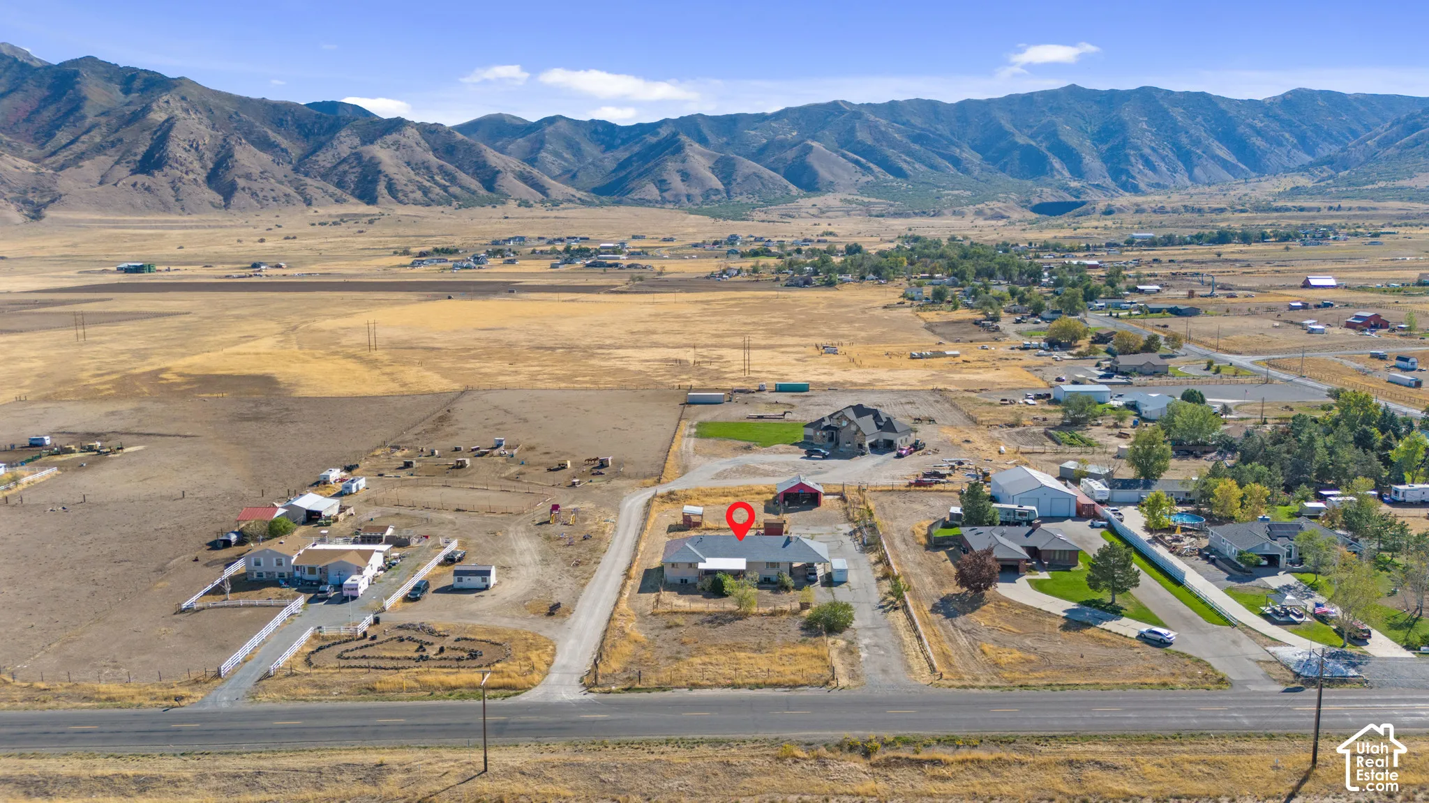 Looking East towards the Oquirrh Mountains