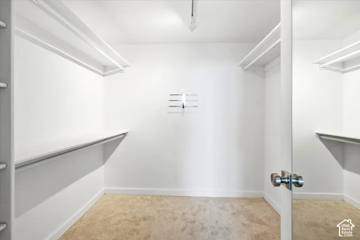 Walk-in closet is LARGE!