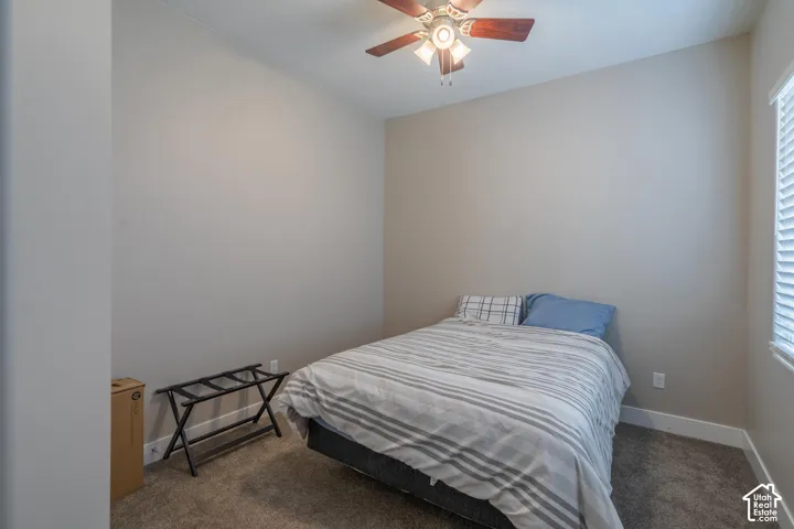 Neutral wall paint complemented by white trim