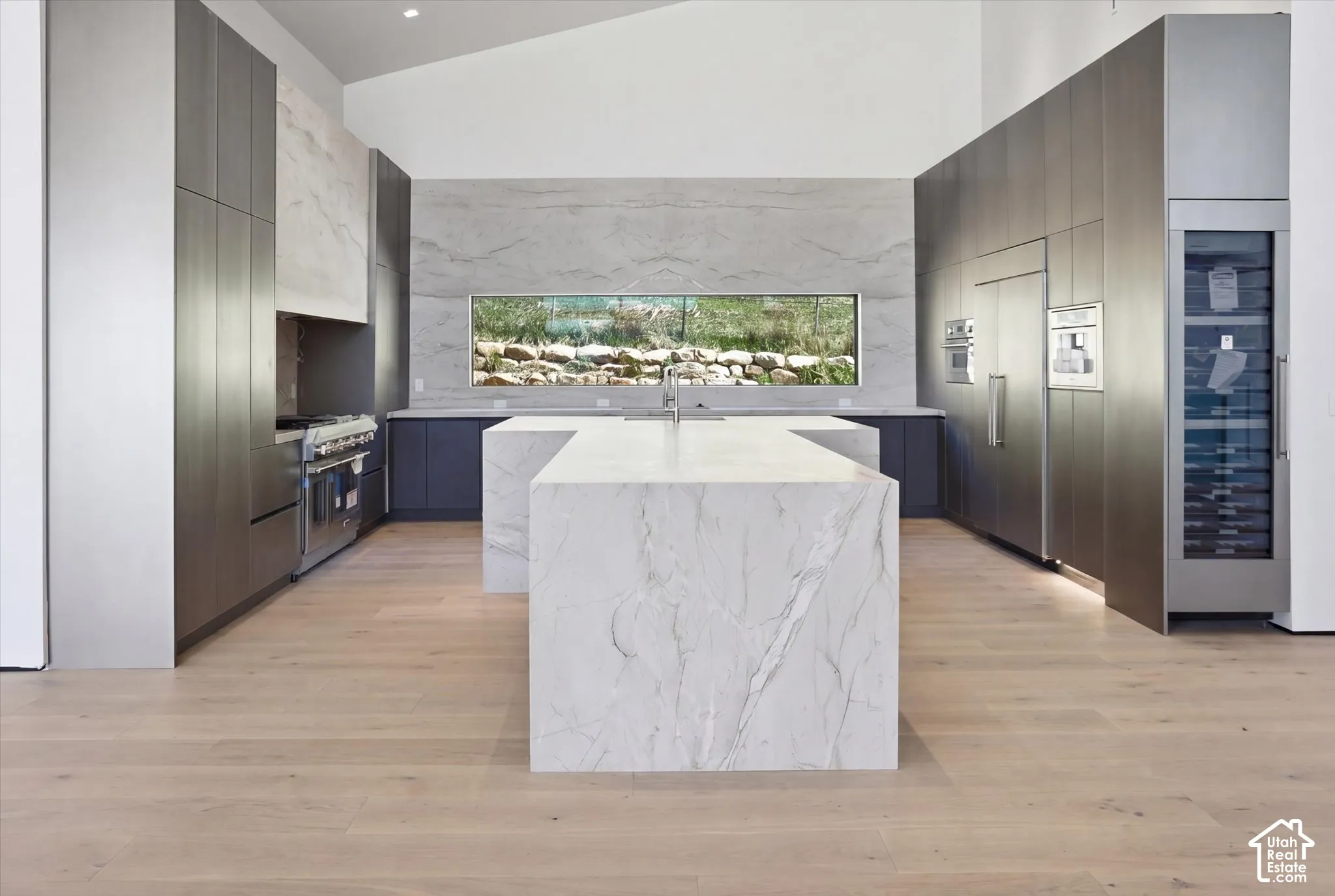 Picture window in kitchen to capture backyard views