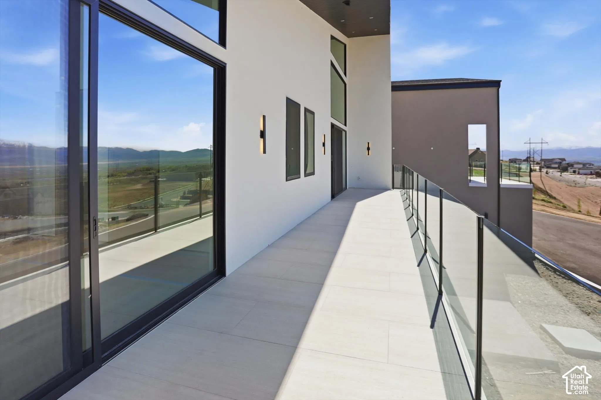 East facing balcony
