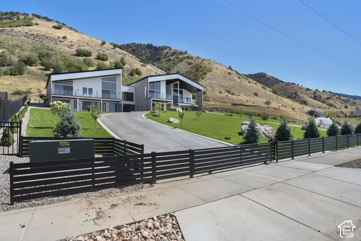 Gated property with canyon trail access