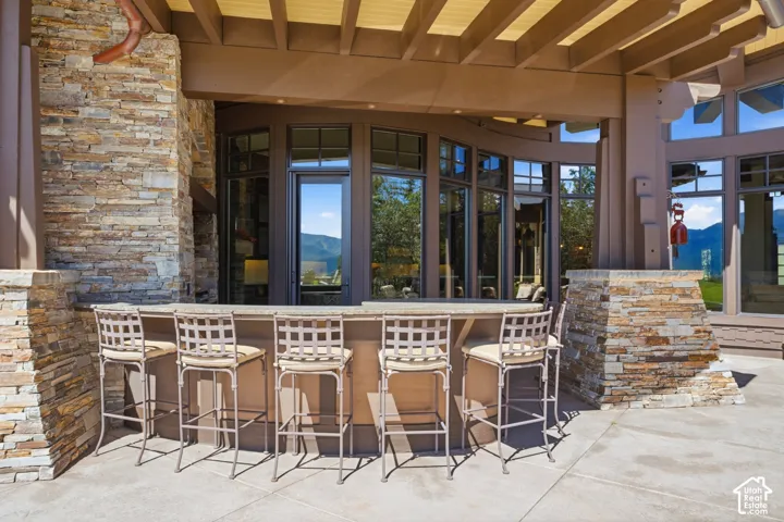 Outdoor Kitchen Area.