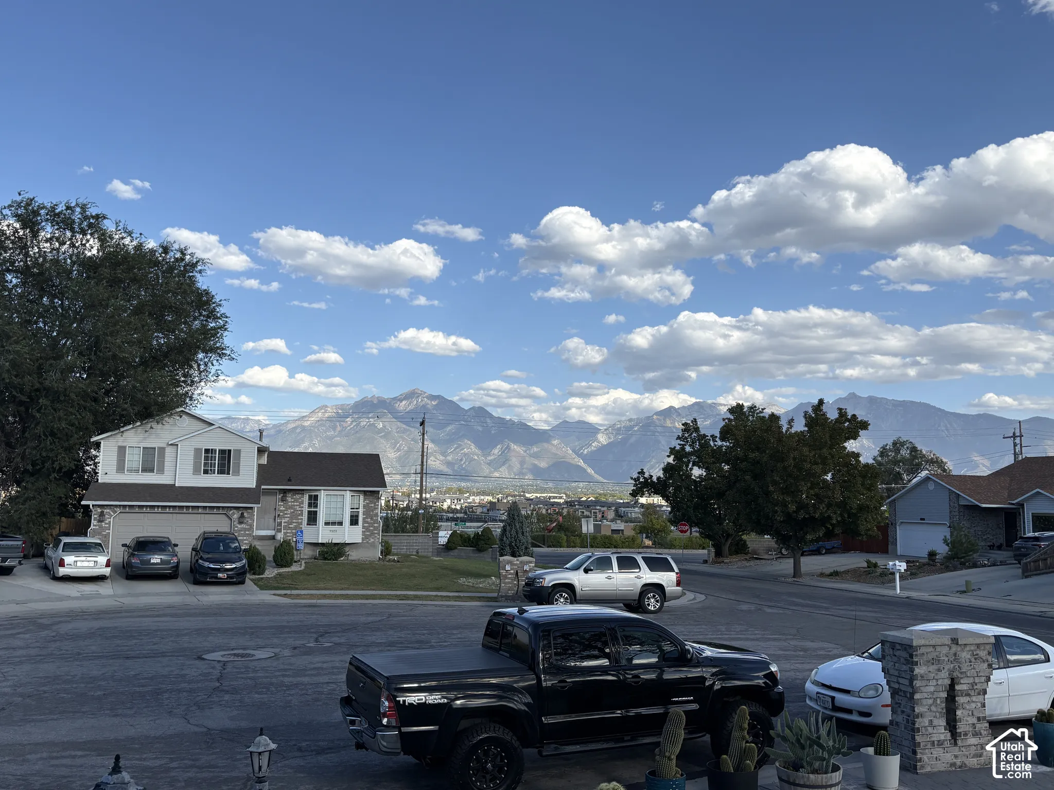 Mountain view outside front door