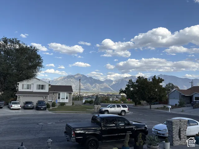 Mountain view outside front door