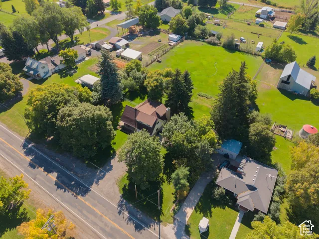 arial view of property
