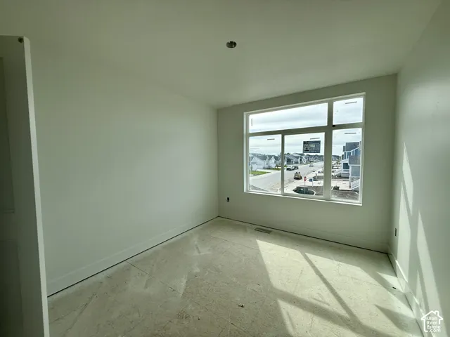 Expansive window offering abundant natural light