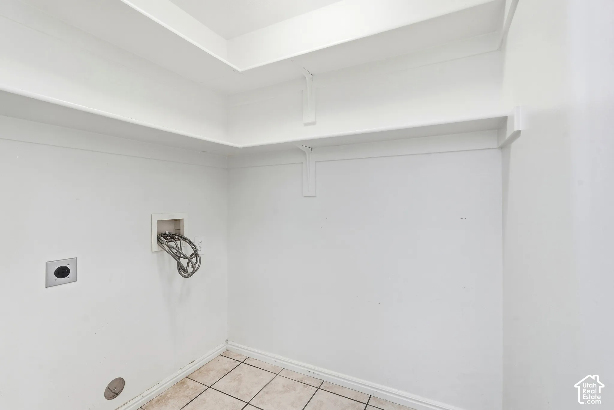 Built-in shelving for organized storage