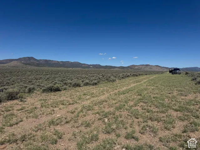 Expansive undeveloped land featuring natural vegetation and distant mountain ranges